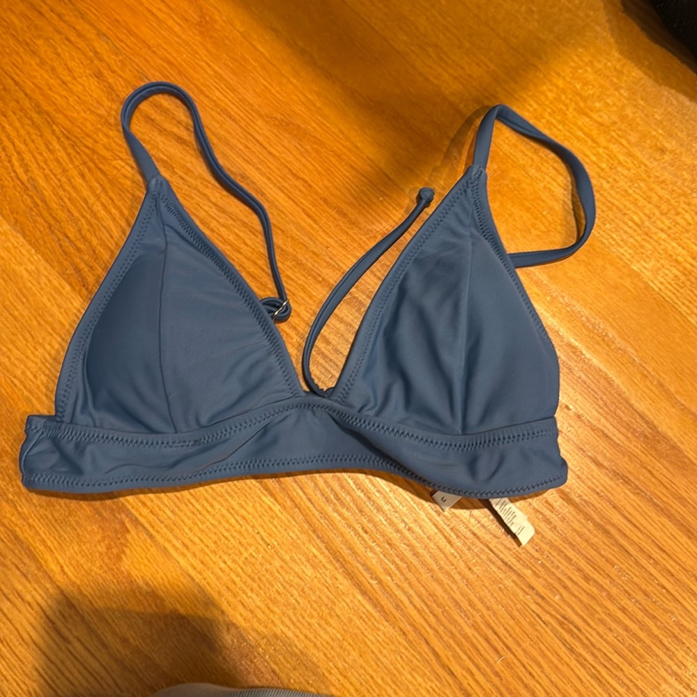 Blue bikini top - such a cute back